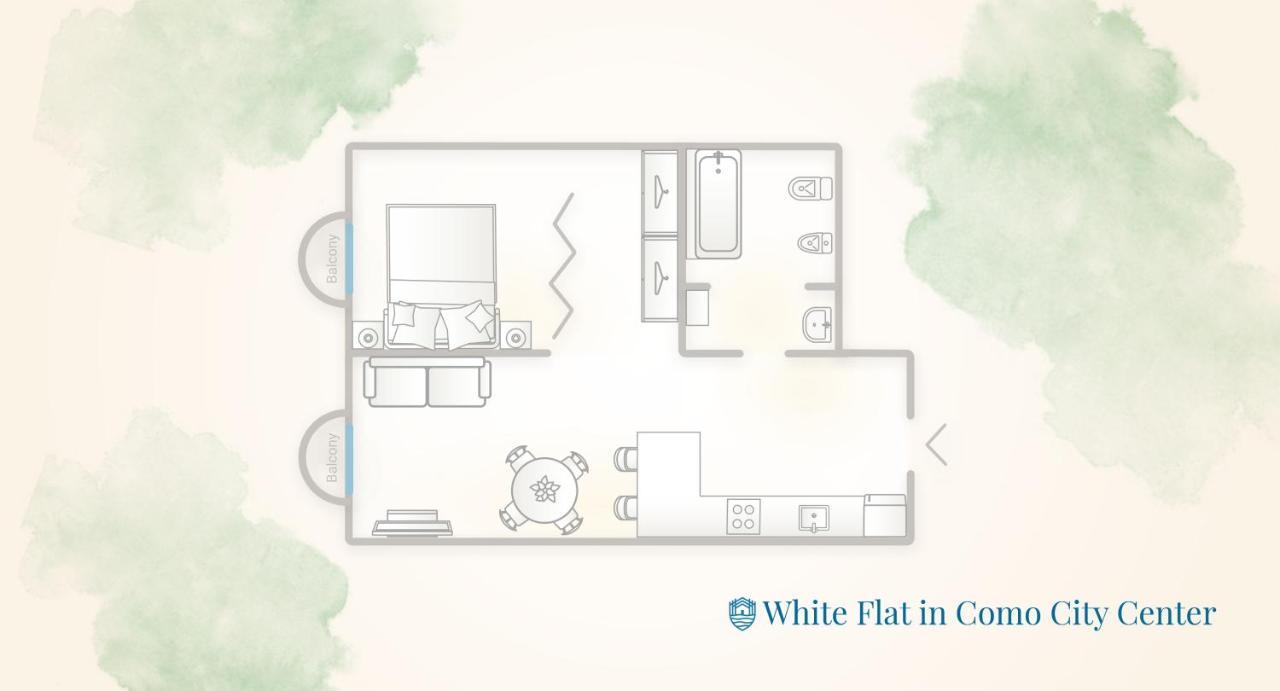 White Flat In Como City Center By Rent All Como Dış mekan fotoğraf